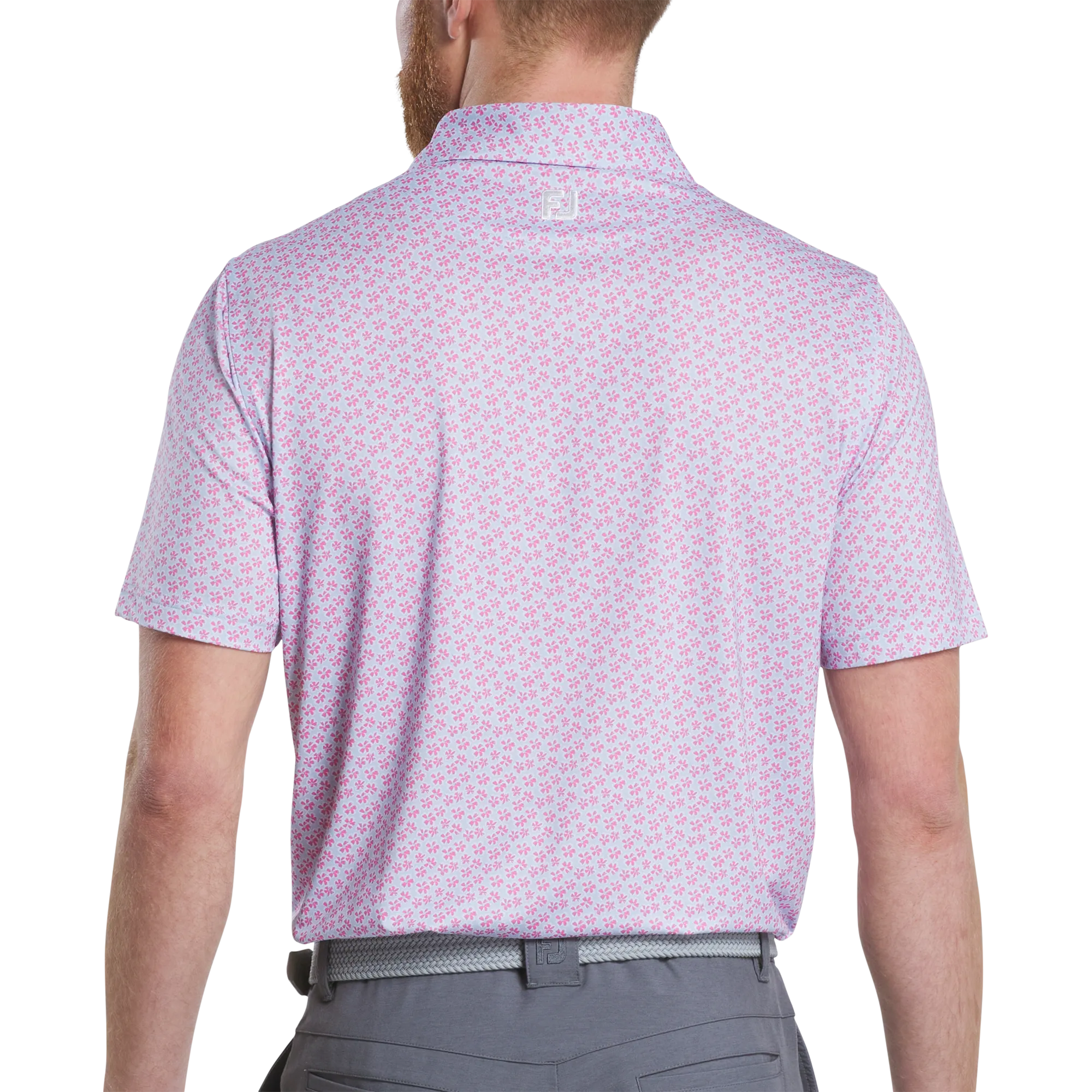 FootJoy Herren Polo mit Blumenmuster