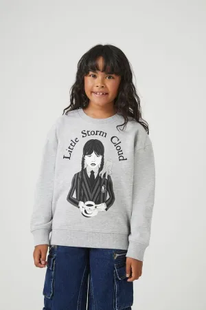 Forever 21 Girls Little Storm Cloud Pullover (Kinder) Grau/Mehrfarbig Forever 21