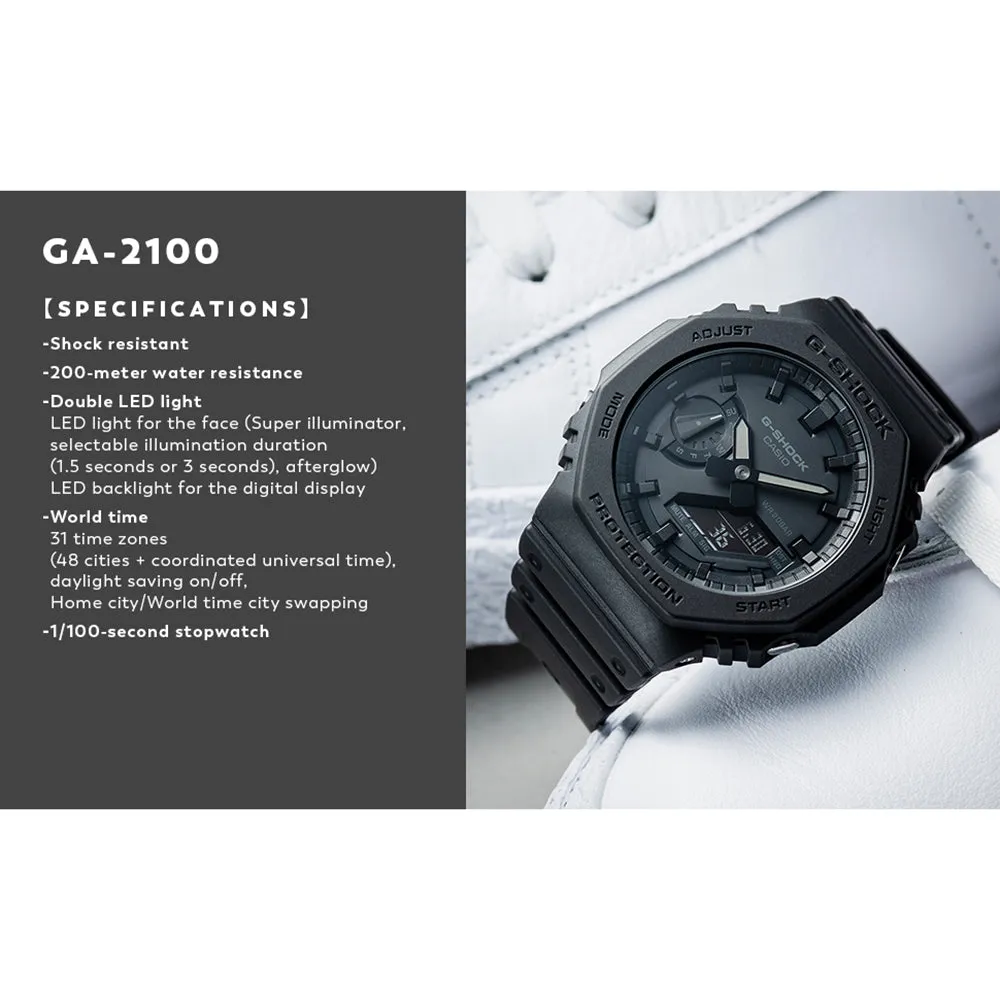 G-Shock Herrenuhren G-Shock GA2100-1A1 'CasiOak'