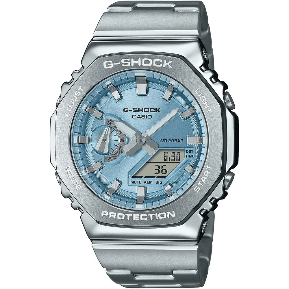 G-Shock Herrenuhren G-Shock GM2110D-2A G-Steel Metallgehäuse 'CasiOak'