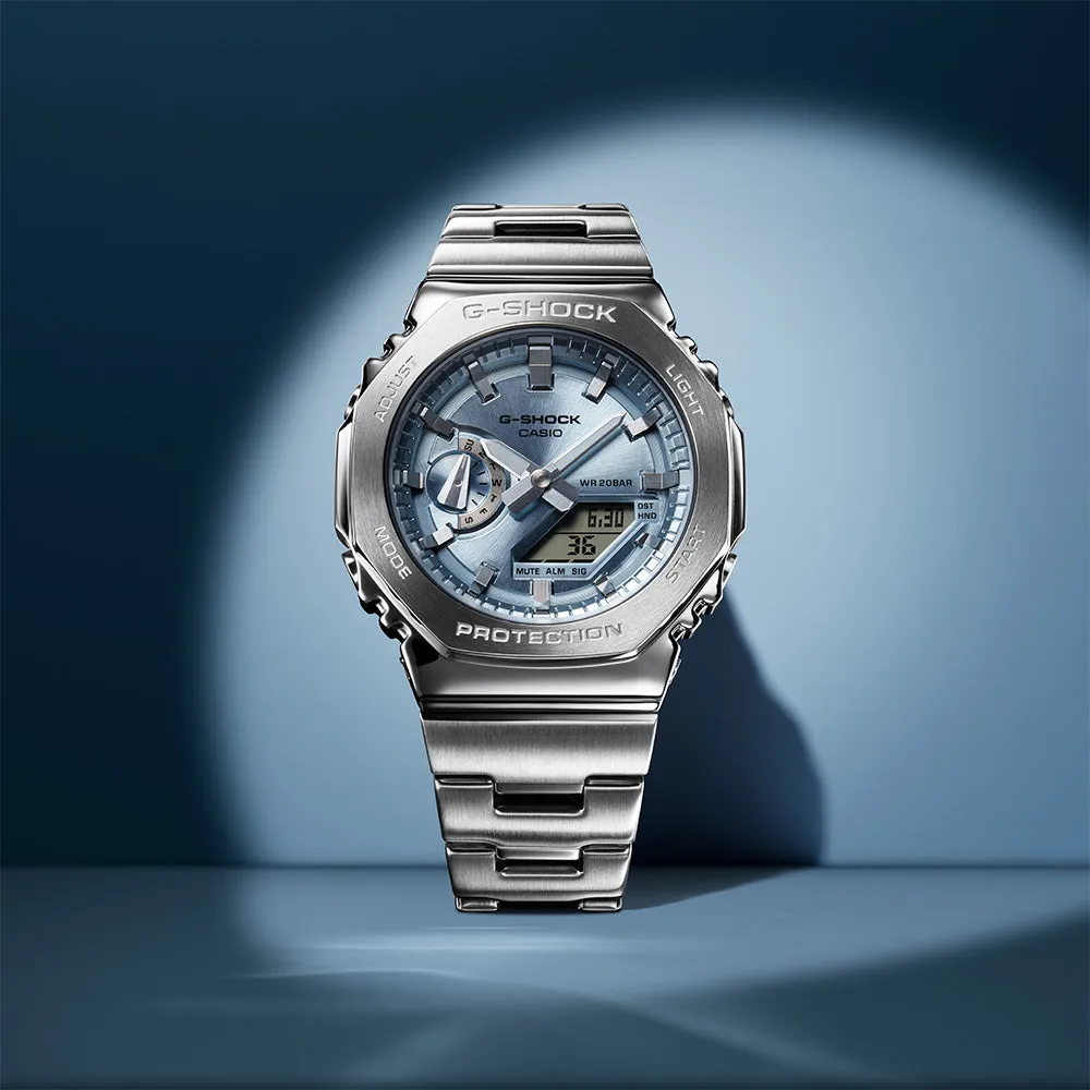 G-Shock Herrenuhren G-Shock GM2110D-2A G-Steel Metallgehäuse 'CasiOak'