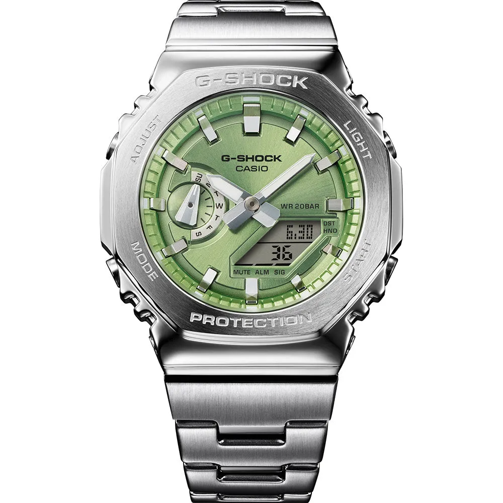 G-Shock Herrenuhren G-Shock GM2110D-3A G-Steel Metallgehäuse 'CasiOak'