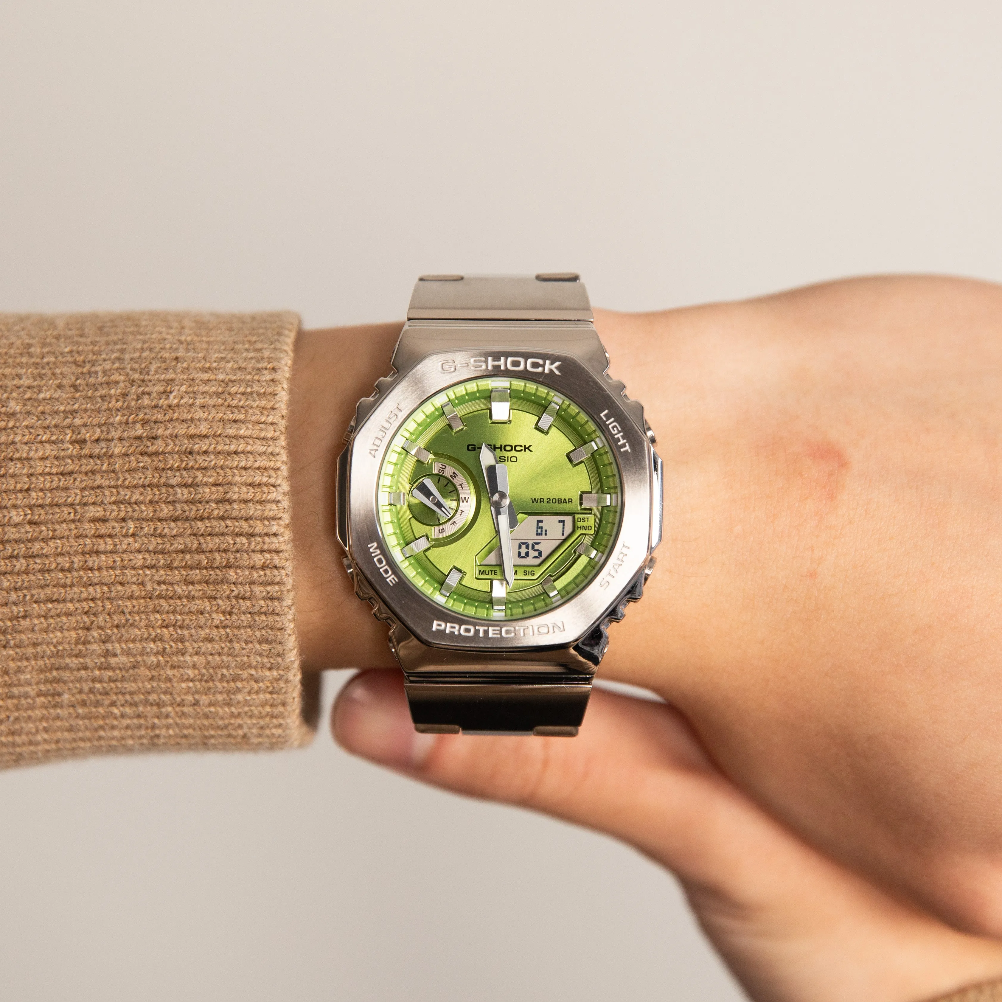 G-Shock Herrenuhren G-Shock GM2110D-3A G-Steel Metallgehäuse 'CasiOak'