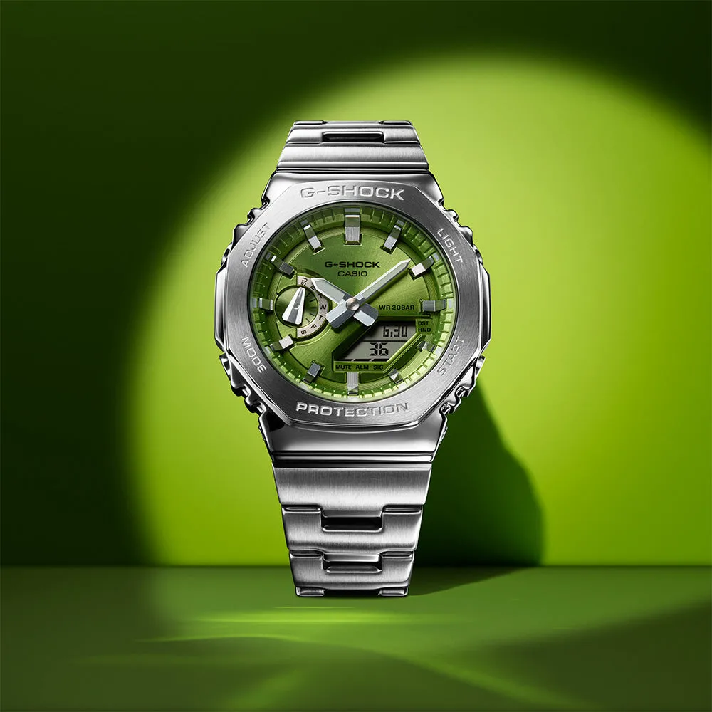 G-Shock Herrenuhren G-Shock GM2110D-3A G-Steel Metallgehäuse 'CasiOak'