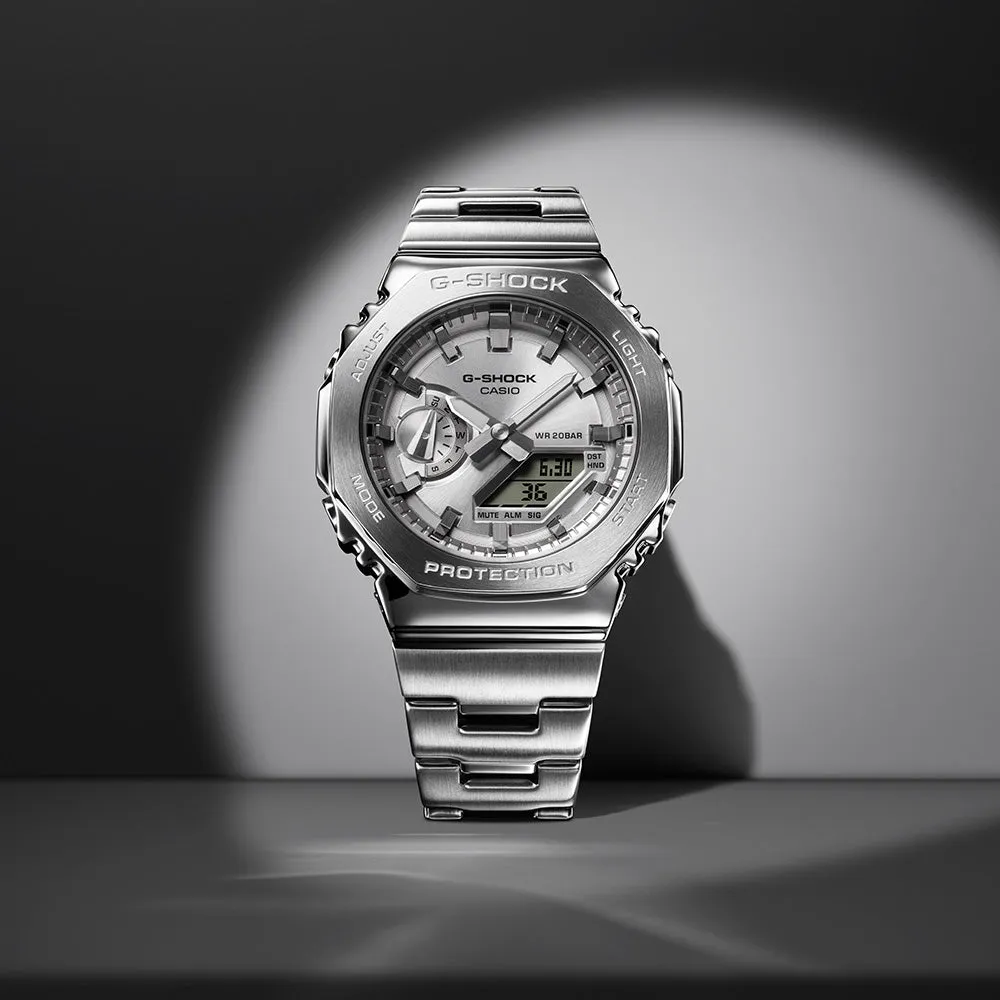 G-Shock Herrenuhren G-Shock GM2110D-7A G-Steel Metallgehäuse 'CasiOak'