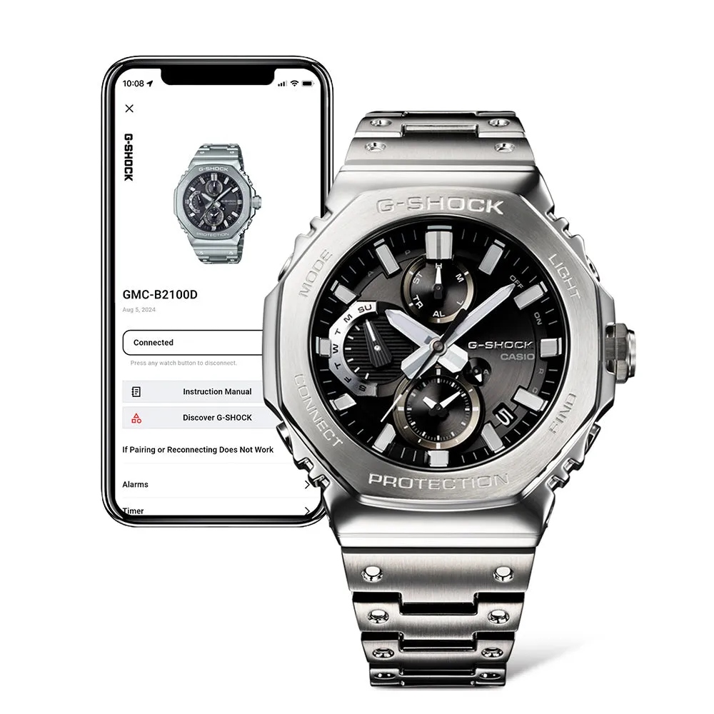 G-Shock Herrenuhren G-Shock GMCB2100D-1A Vollmetall-Chronograph
