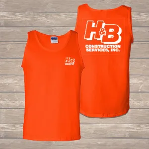 Gildan Clothing Custom Tank-Top - Construction Worker Special