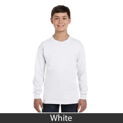 Gildan Bekleidung Gildan Jugend Schwerbaumwoll-Langarm-T-Shirt