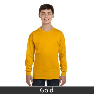 Gildan Bekleidung Gildan Jugend Schwerbaumwoll-Langarm-T-Shirt
