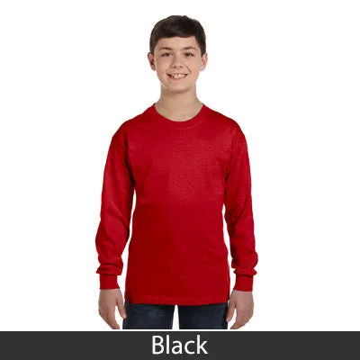 Gildan Bekleidung Gildan Jugend Schwerbaumwoll-Langarm-T-Shirt