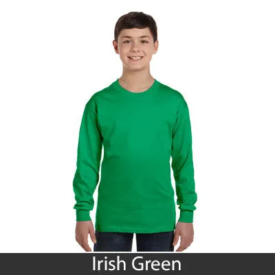 Gildan Bekleidung Gildan Jugend Schwerbaumwoll-Langarm-T-Shirt