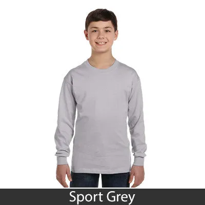 Gildan Bekleidung Gildan Jugend Schwerbaumwoll-Langarm-T-Shirt