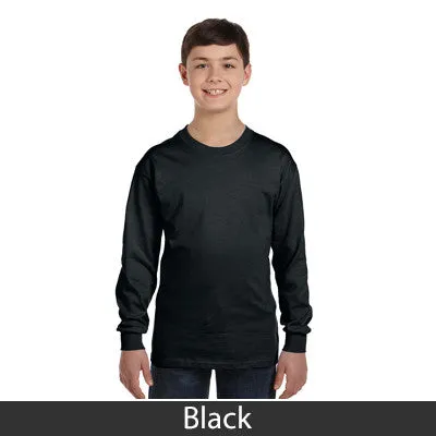 Gildan Bekleidung Gildan Jugend Schwerbaumwoll-Langarm-T-Shirt