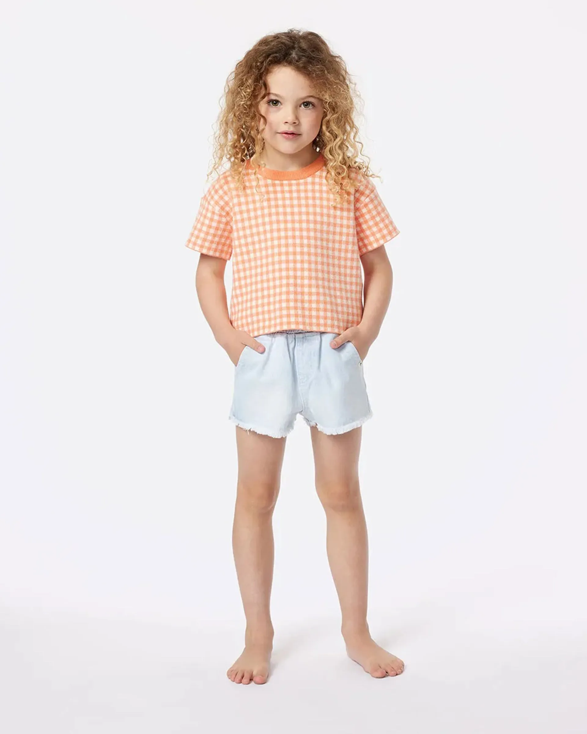 Mädchen (1-8) Sonnenverwöhnte Träume Crop T-Shirt