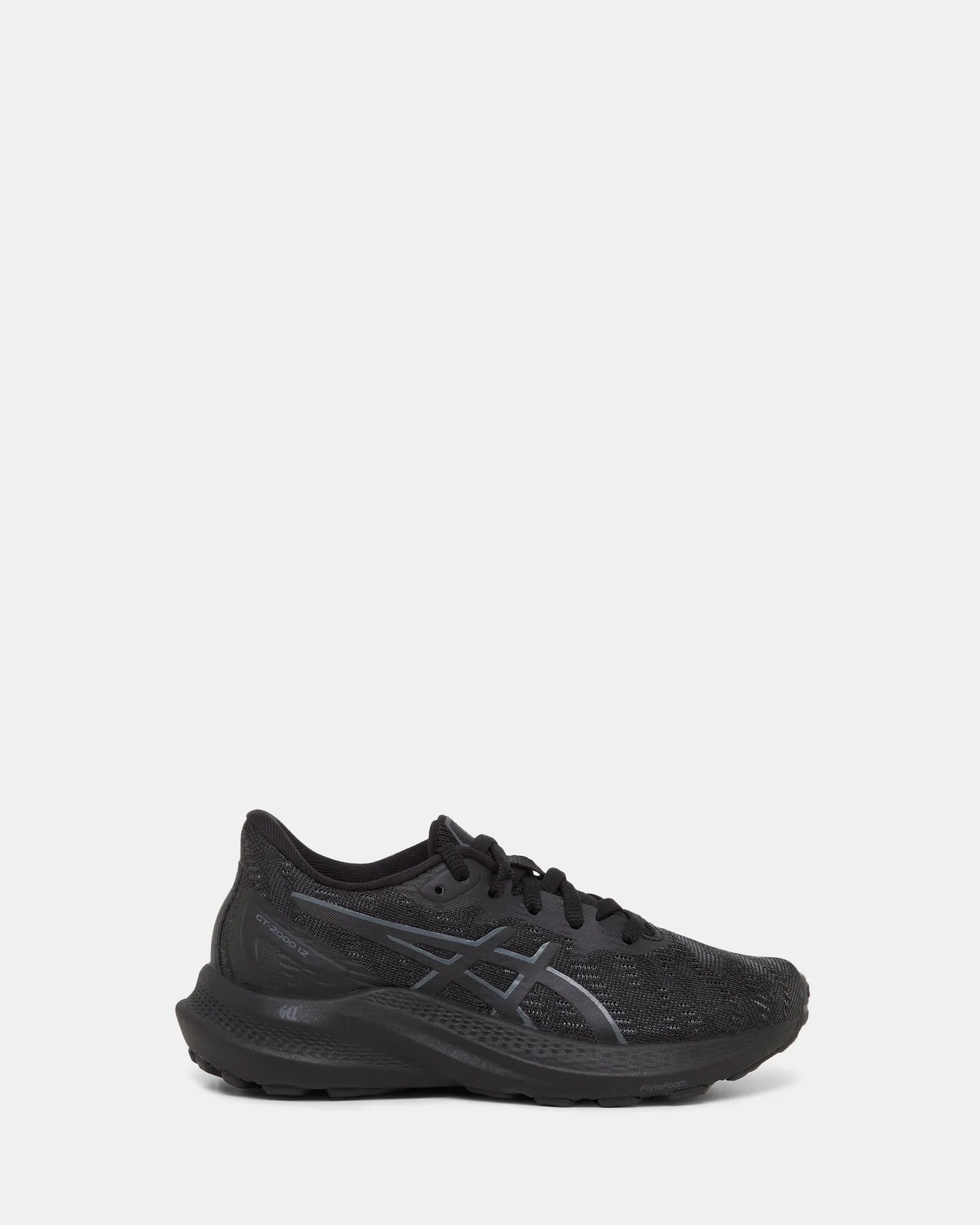 GT-2000 12 Grundschule Schwarz Schwarz/Schwarz Asics Schuhe