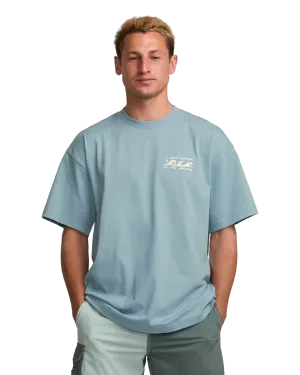 Ich surfe besser in meinen Träumen T-Shirt in gewaschenem Blau