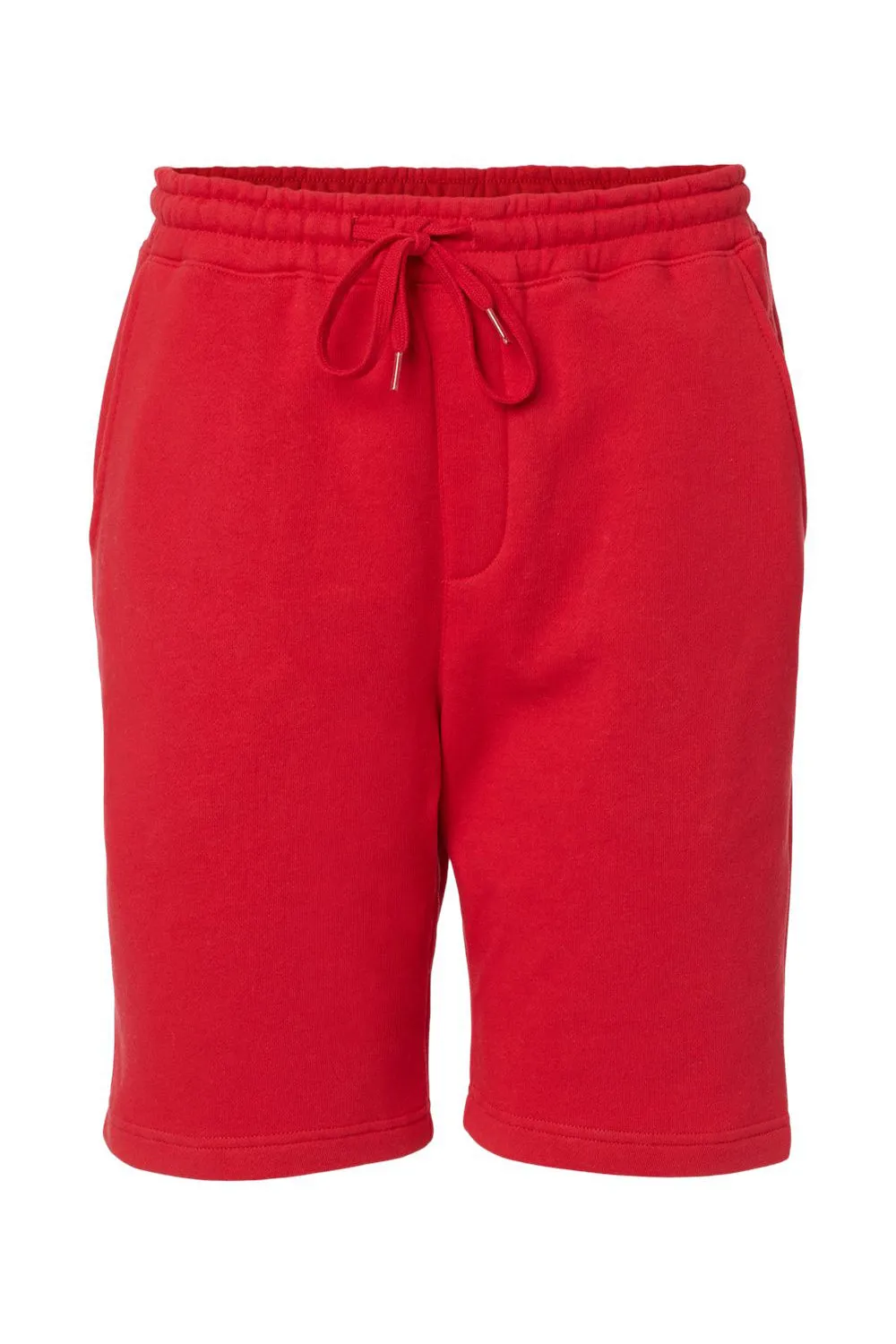 Independent Trading Company Herren Fleece Shorts mit Taschen - Rot