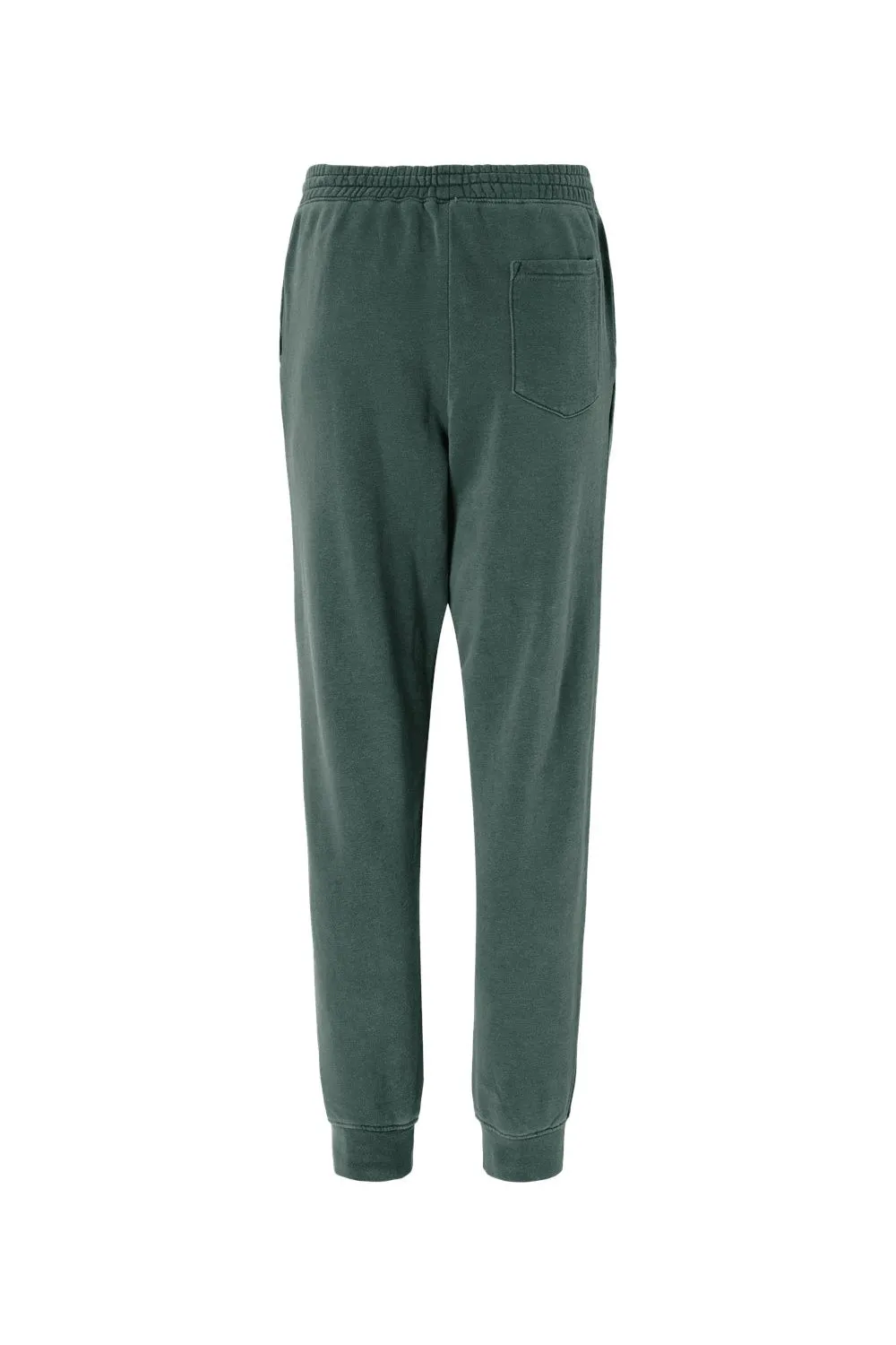 Independent Trading Company Herren Pigmentgefärbte Fleece-Jogginghosen mit Taschen - Alpengrün