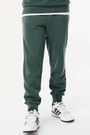 Independent Trading Company Herren Pigmentgefärbte Fleece-Jogginghosen mit Taschen - Alpengrün