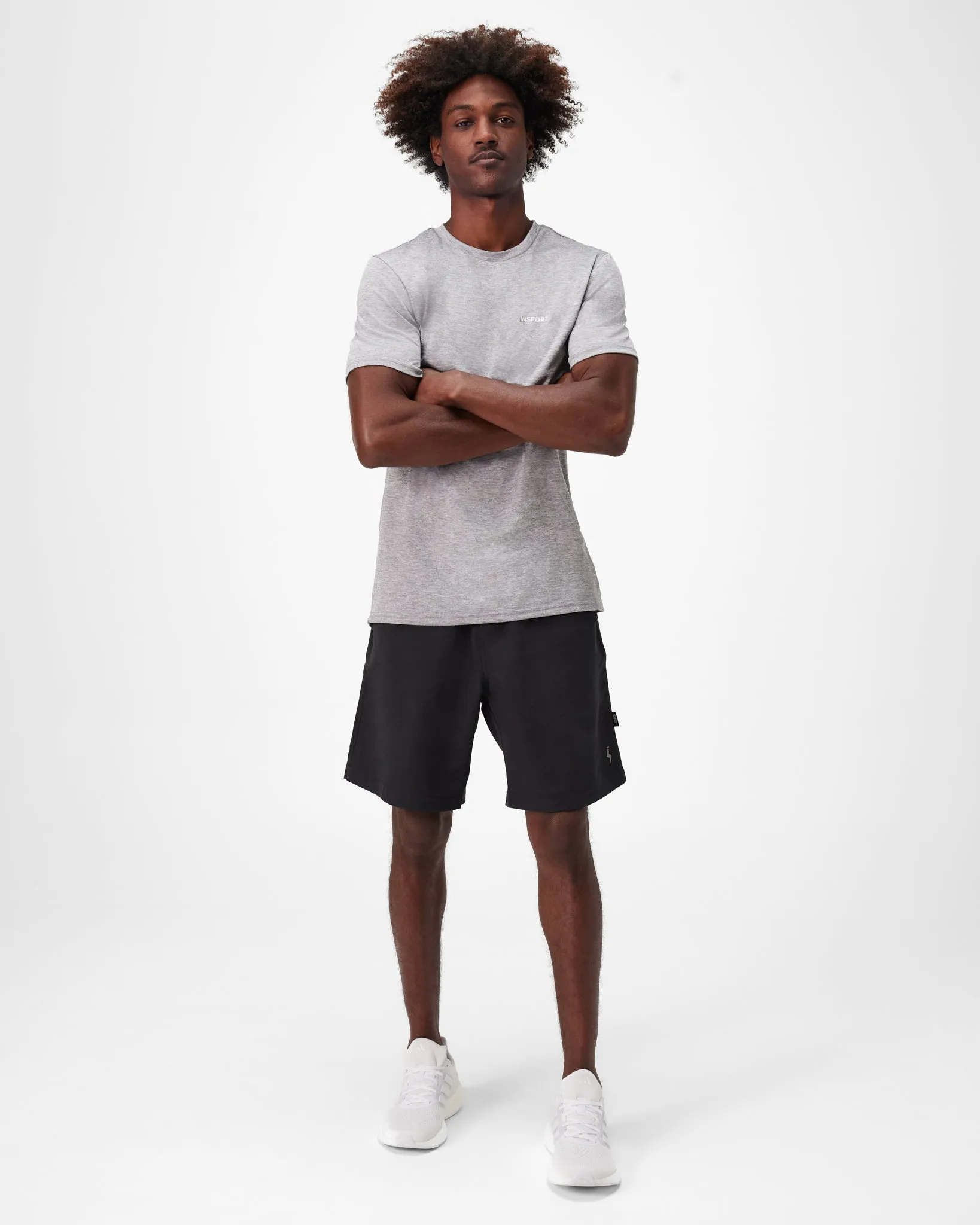 INSPORT HERREN MIAMI SCHWARZE LAUFSHORTS