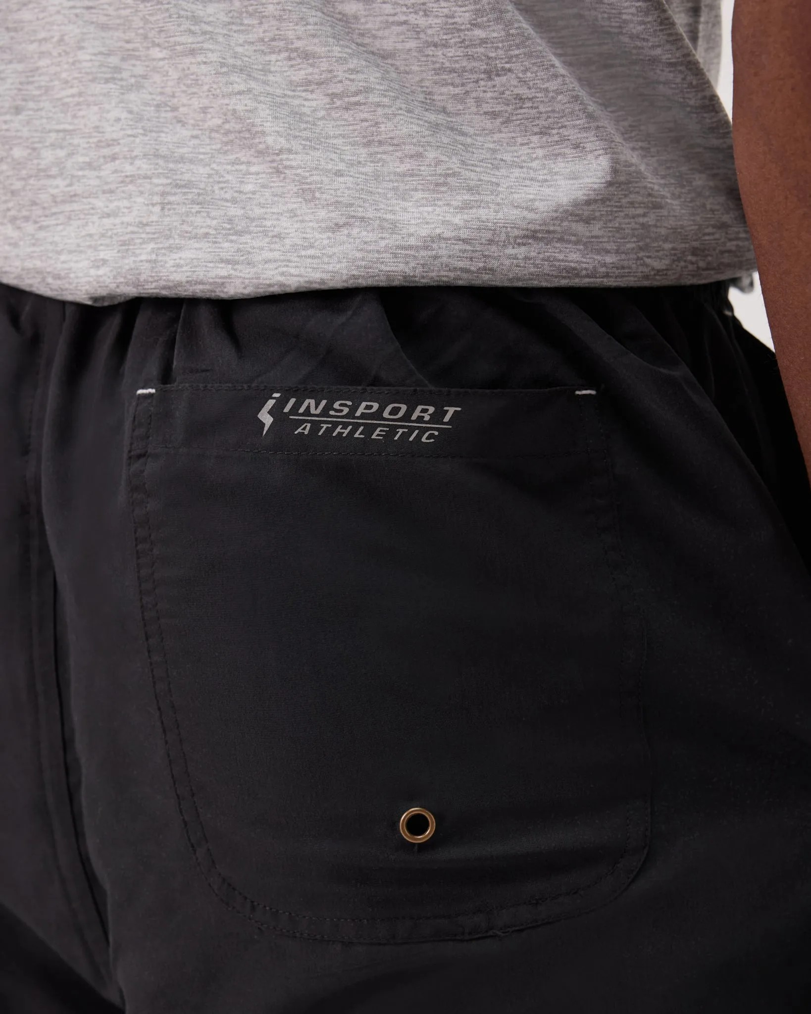 INSPORT HERREN MIAMI SCHWARZE LAUFSHORTS