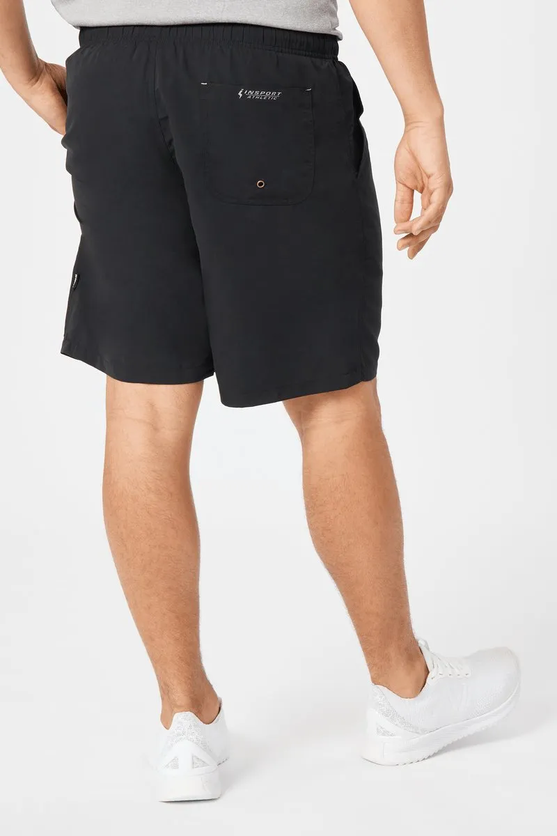 INSPORT HERREN MIAMI SCHWARZE LAUFSHORTS