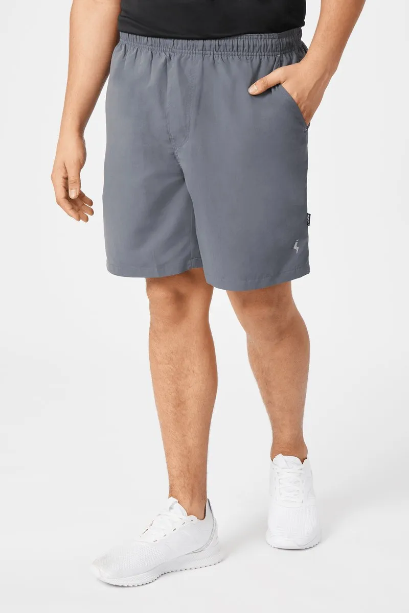 INSPORT HERREN MIAMI GRAU/ZINK LAUFSHORTS