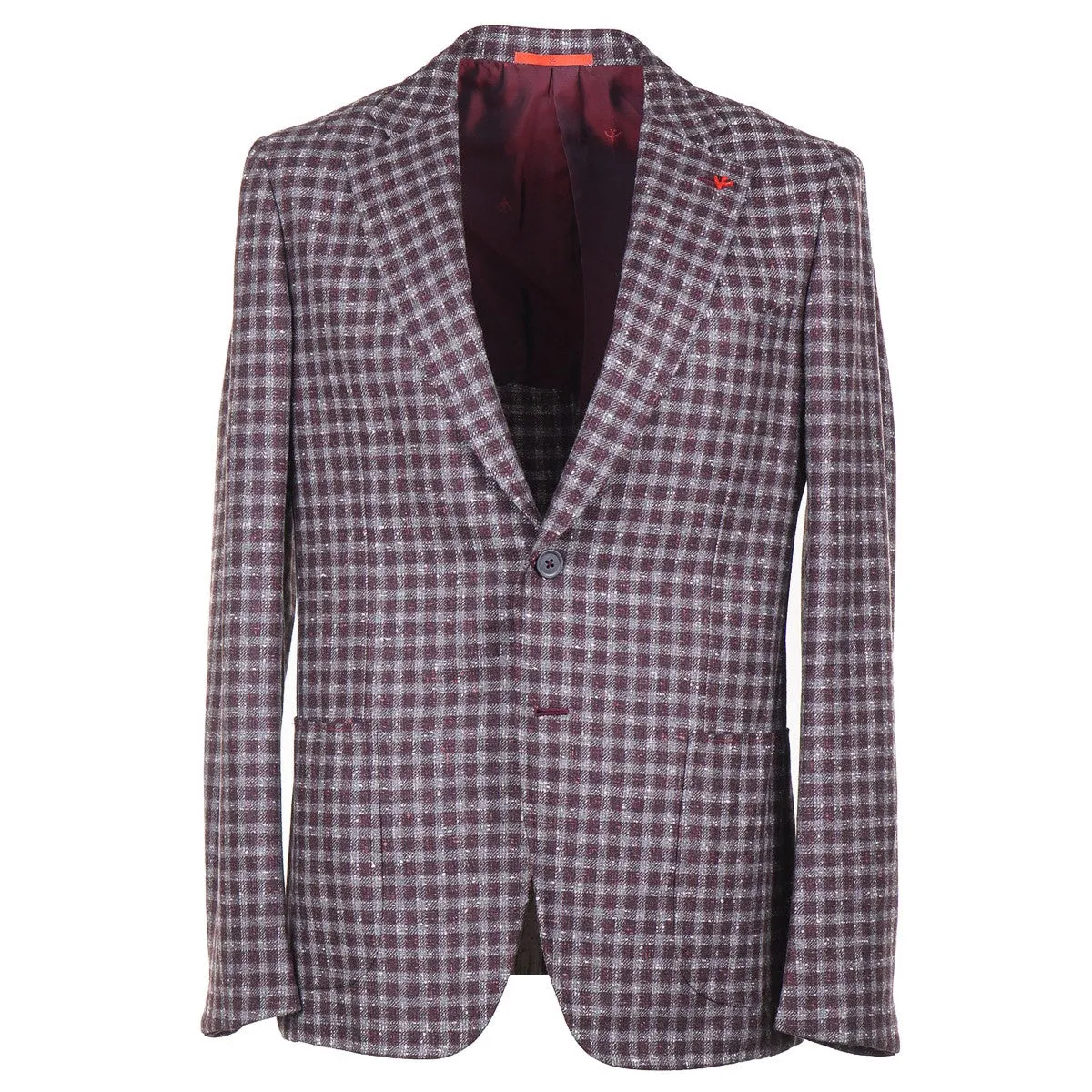 Isaia Extra-Schlanke Donegal-Woll-Sportjacke Kleidung_Isaia