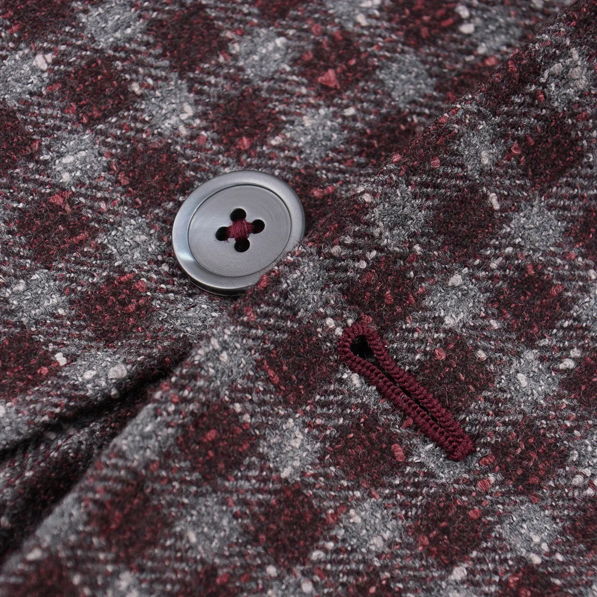 Isaia Extra-Schlanke Donegal-Woll-Sportjacke Kleidung_Isaia