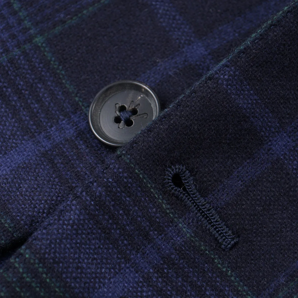 Isaia Flanell Wolle-Kaschmir Sportmantel Bekleidung_Isaia