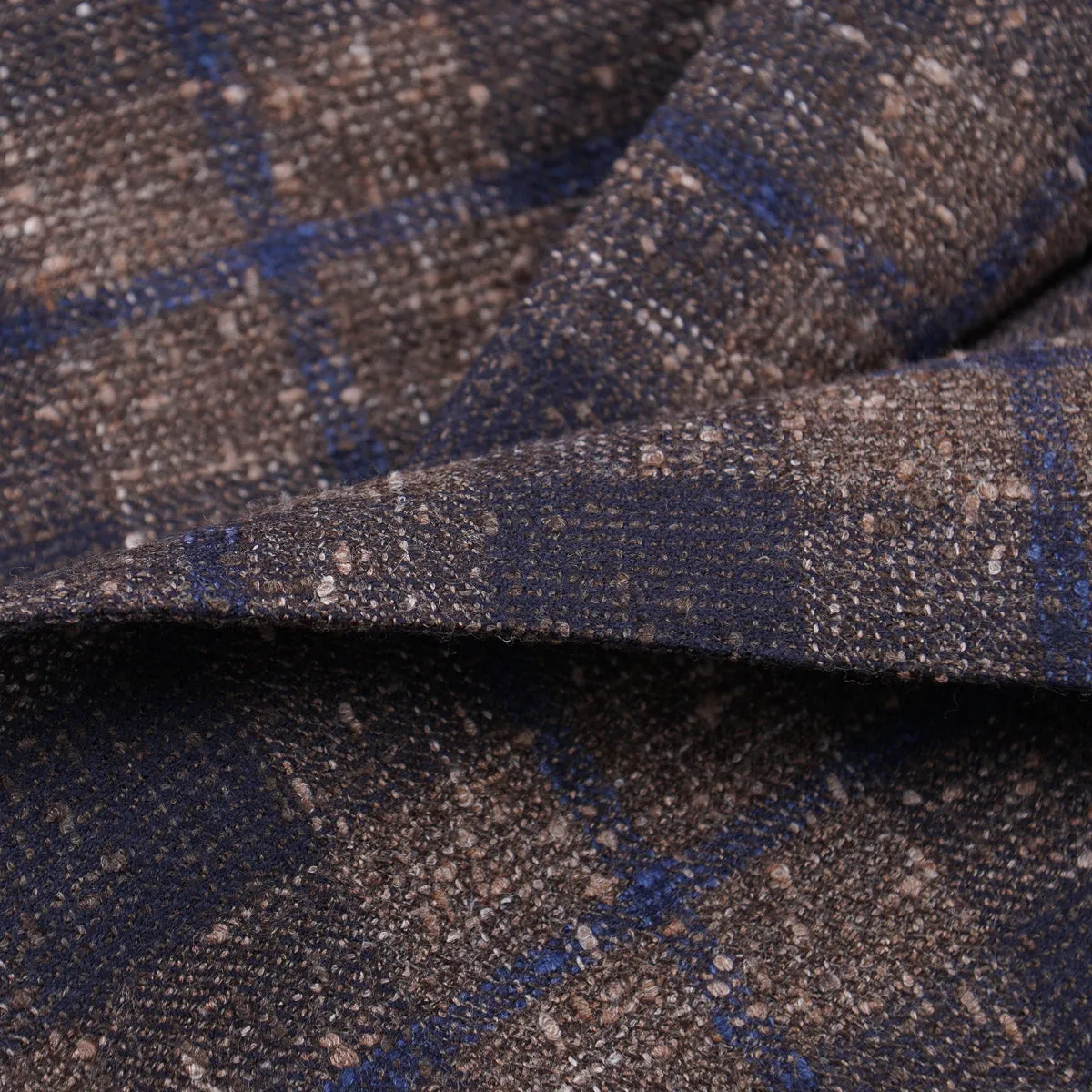 Isaia Mélange Woll-Seide-Leinen Sportmantel Kleidung_Isaia