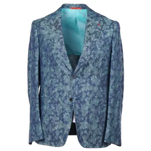 Isaia Patterned Wool-Linen Sport Coat Clothing_Isaia