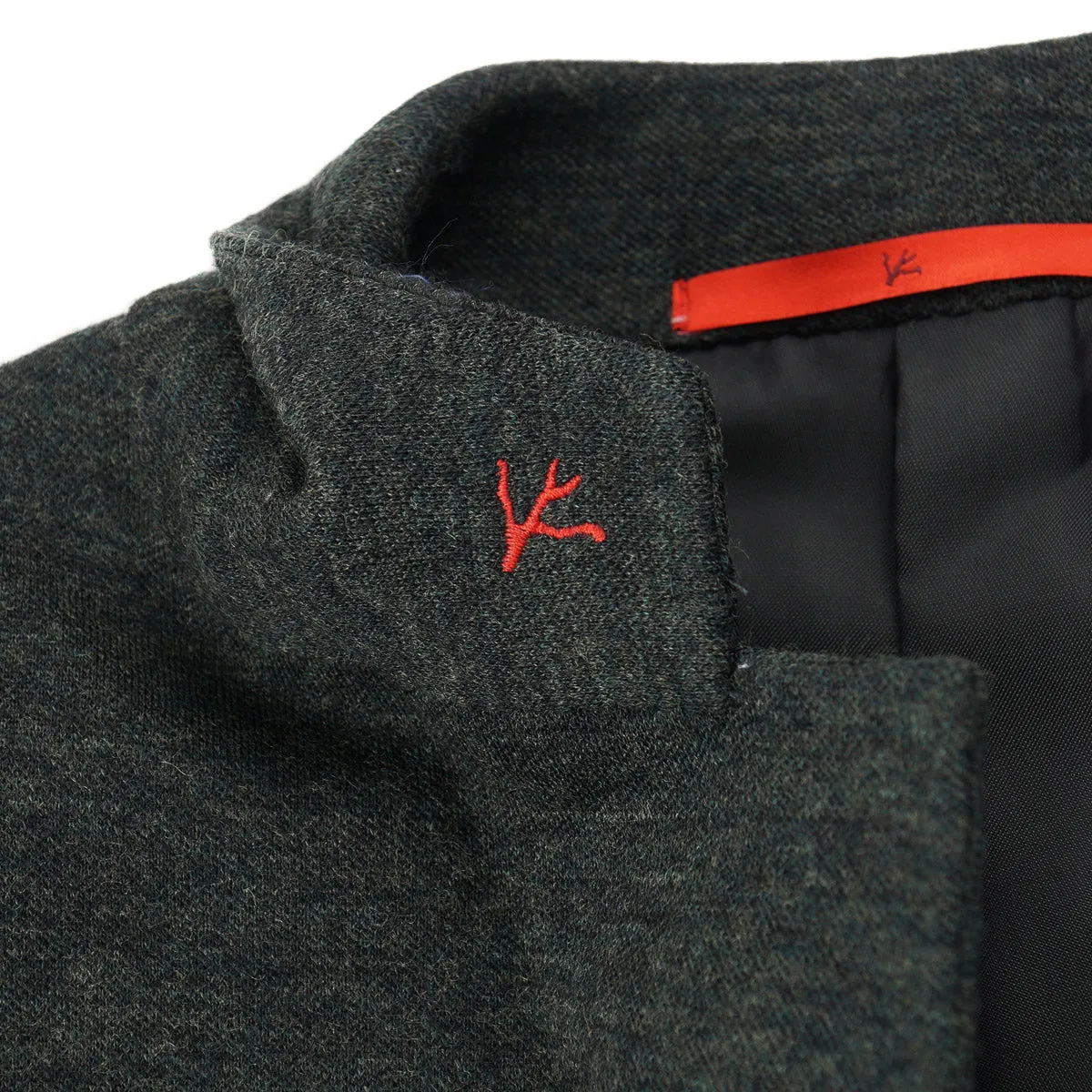 Isaia Pique Jersey Woll Sportmantel Kleidung_Isaia