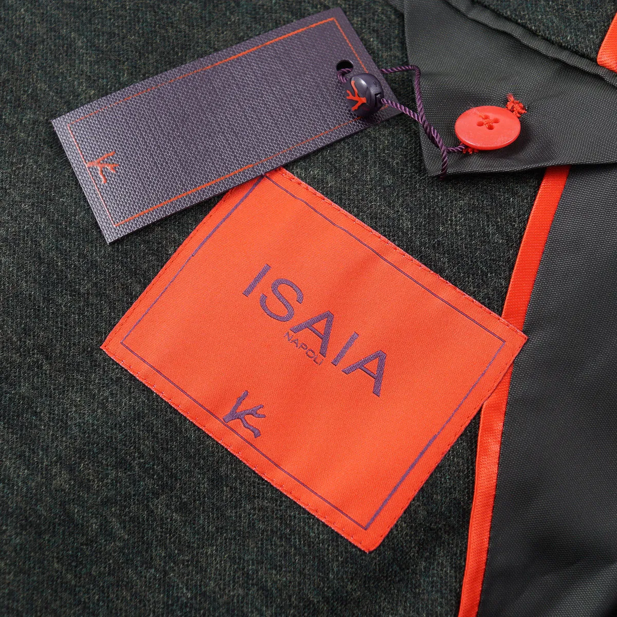 Isaia Pique Jersey Woll Sportmantel Kleidung_Isaia