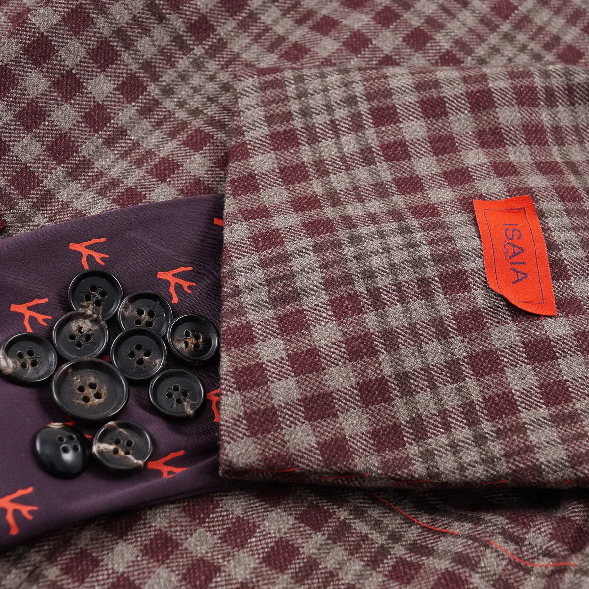 Isaia 'Sanita' Kaschmir-Seide Sportmantel Kleidung_Isaia