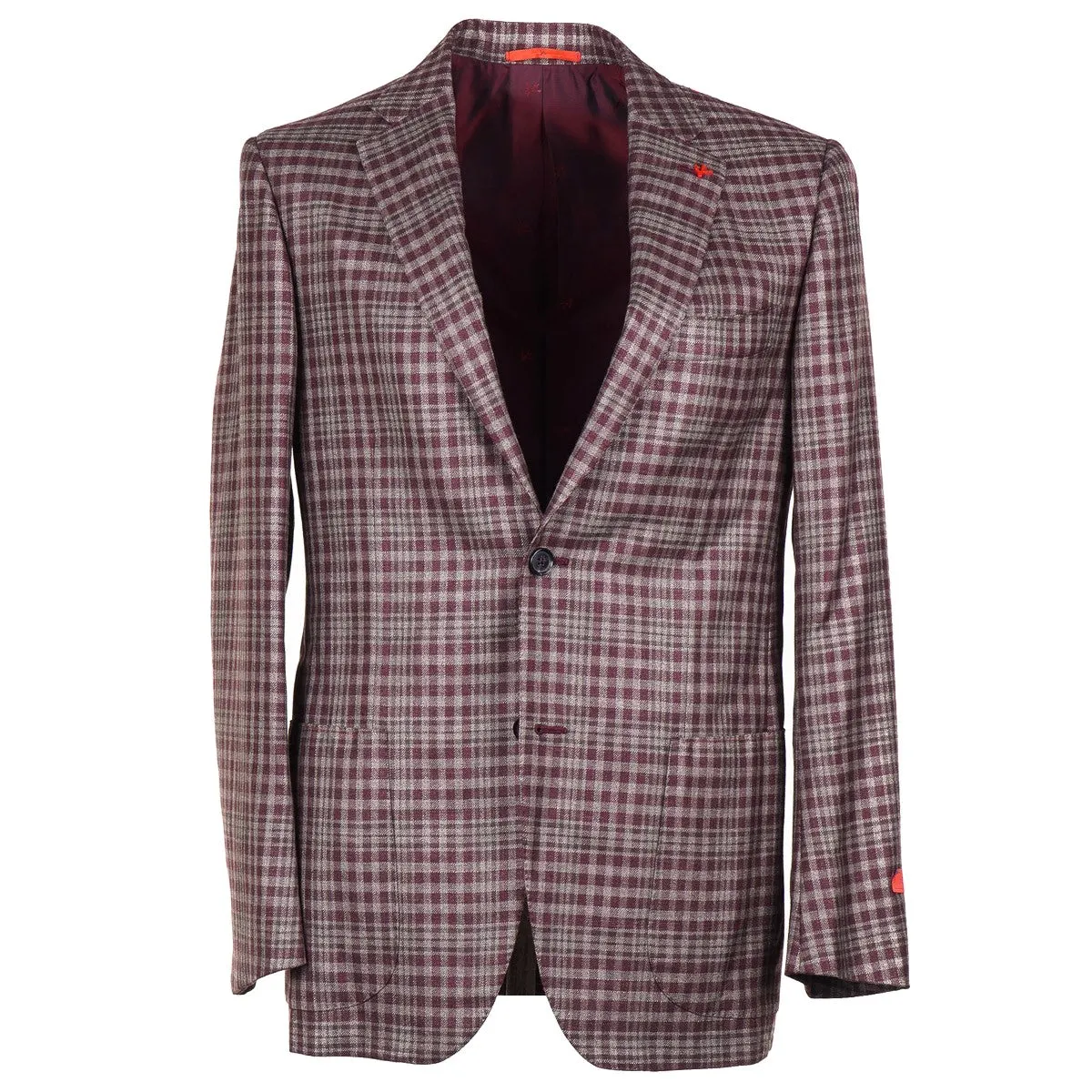 Isaia 'Sanita' Kaschmir-Seide Sportmantel Kleidung_Isaia