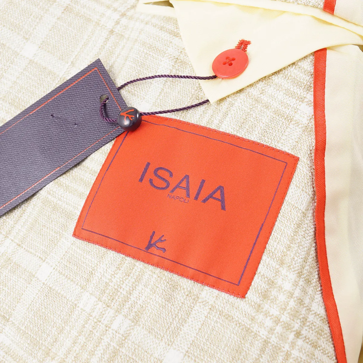 Isaia Slim-Fit Baumwolle-Seide Sportjacke Bekleidung_Isaia