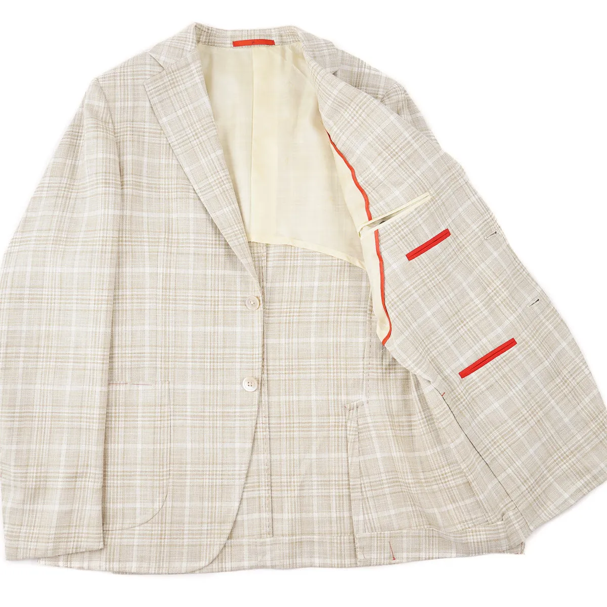 Isaia Slim-Fit Baumwolle-Seide Sportjacke Bekleidung_Isaia