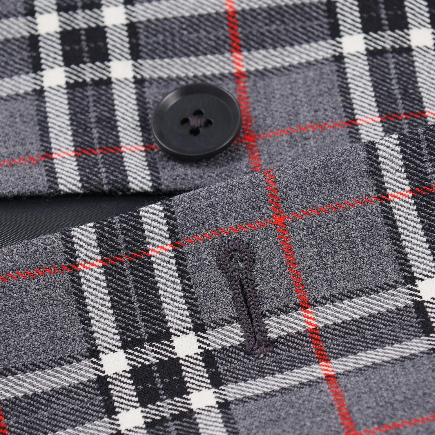 Isaia Slim-Fit Karo-Woll-Sportmantel Kleidung_Isaia