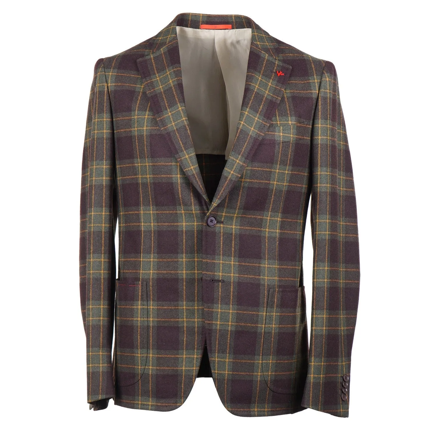 Isaia Slim-Fit Soft Woll Sportmantel Kleidung_Isaia