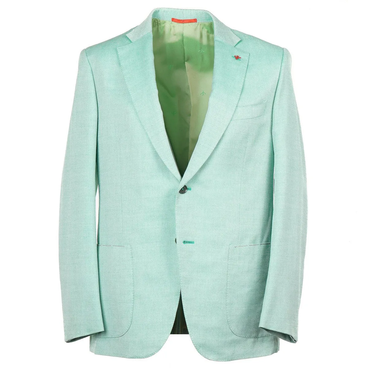 Isaia Slim-Fit Woll-Baumwoll-Sportmantel Kleidung_Isaia
