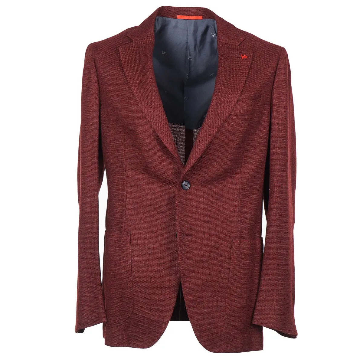 Isaia Slim-Fit Woll-Seide Sportmantel Kleidung_Isaia