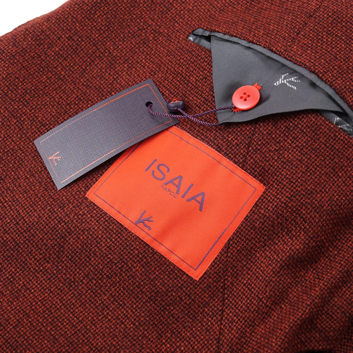 Isaia Slim-Fit Woll-Seide Sportmantel Kleidung_Isaia