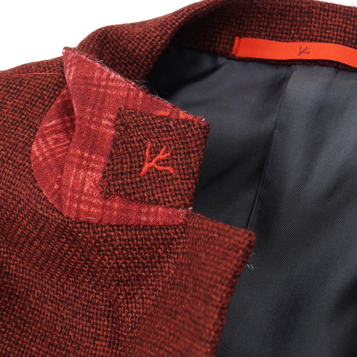 Isaia Slim-Fit Woll-Seide Sportmantel Kleidung_Isaia