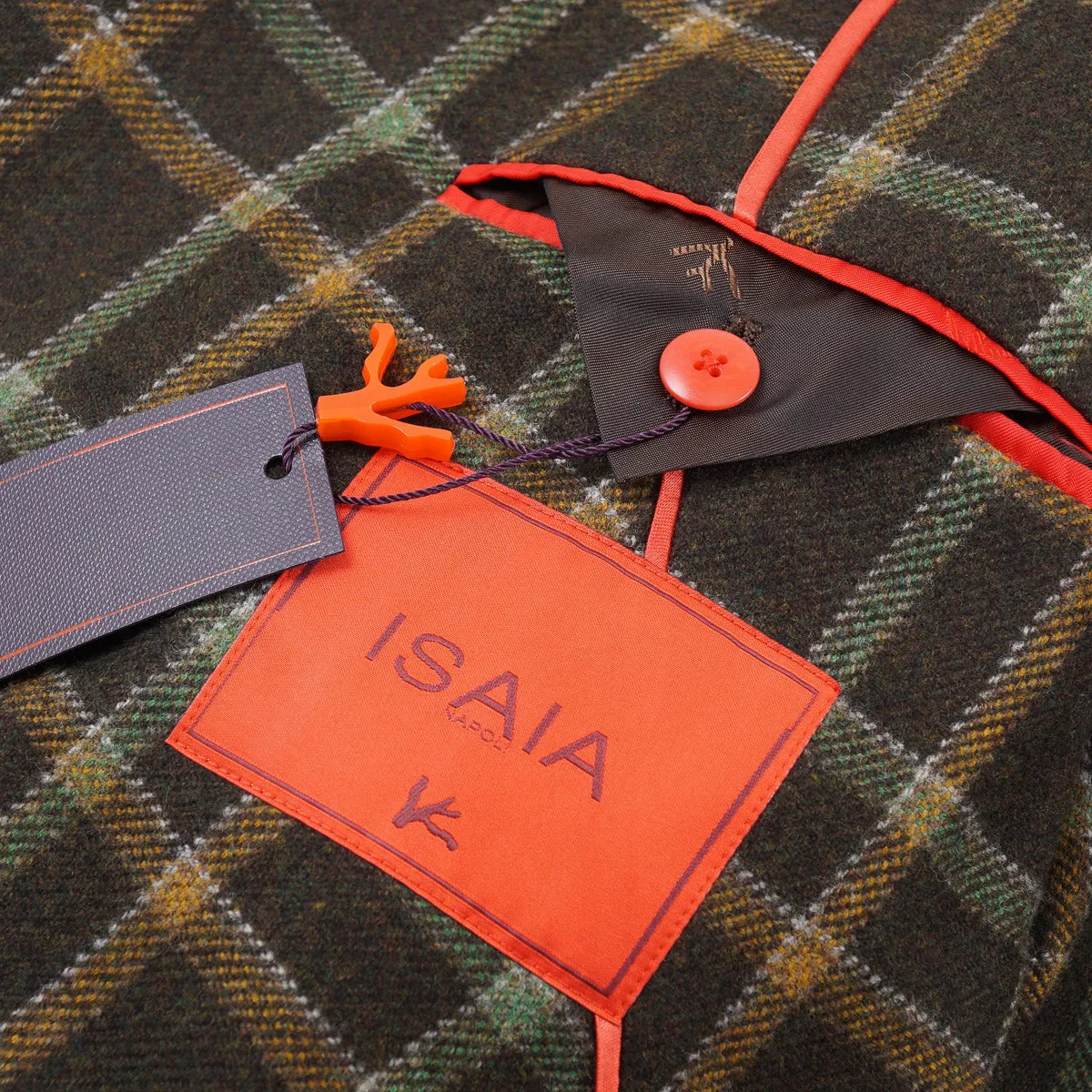 Isaia Soft Flannel Woll Sportmantel Kleidung_Isaia
