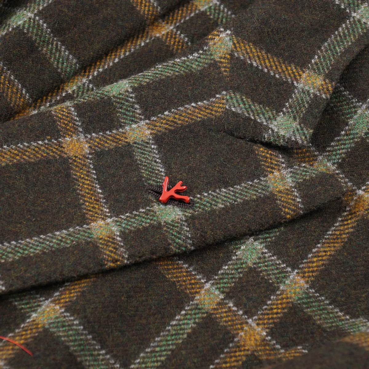 Isaia Soft Flannel Woll Sportmantel Kleidung_Isaia