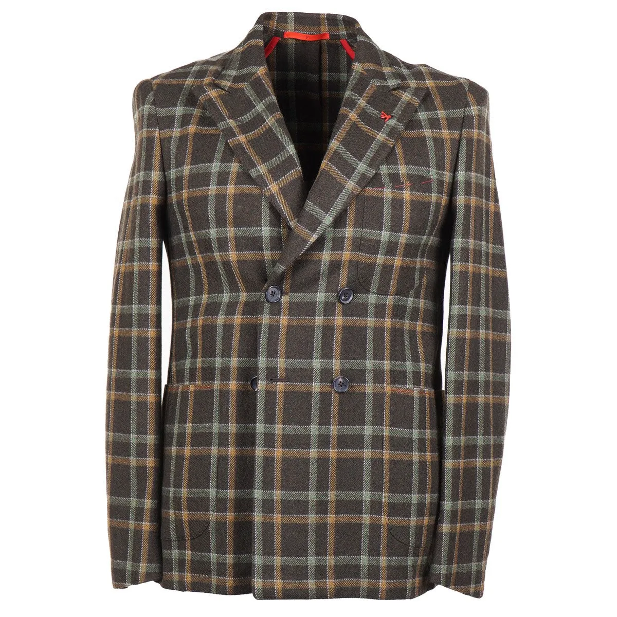 Isaia Soft Flannel Woll Sportmantel Kleidung_Isaia