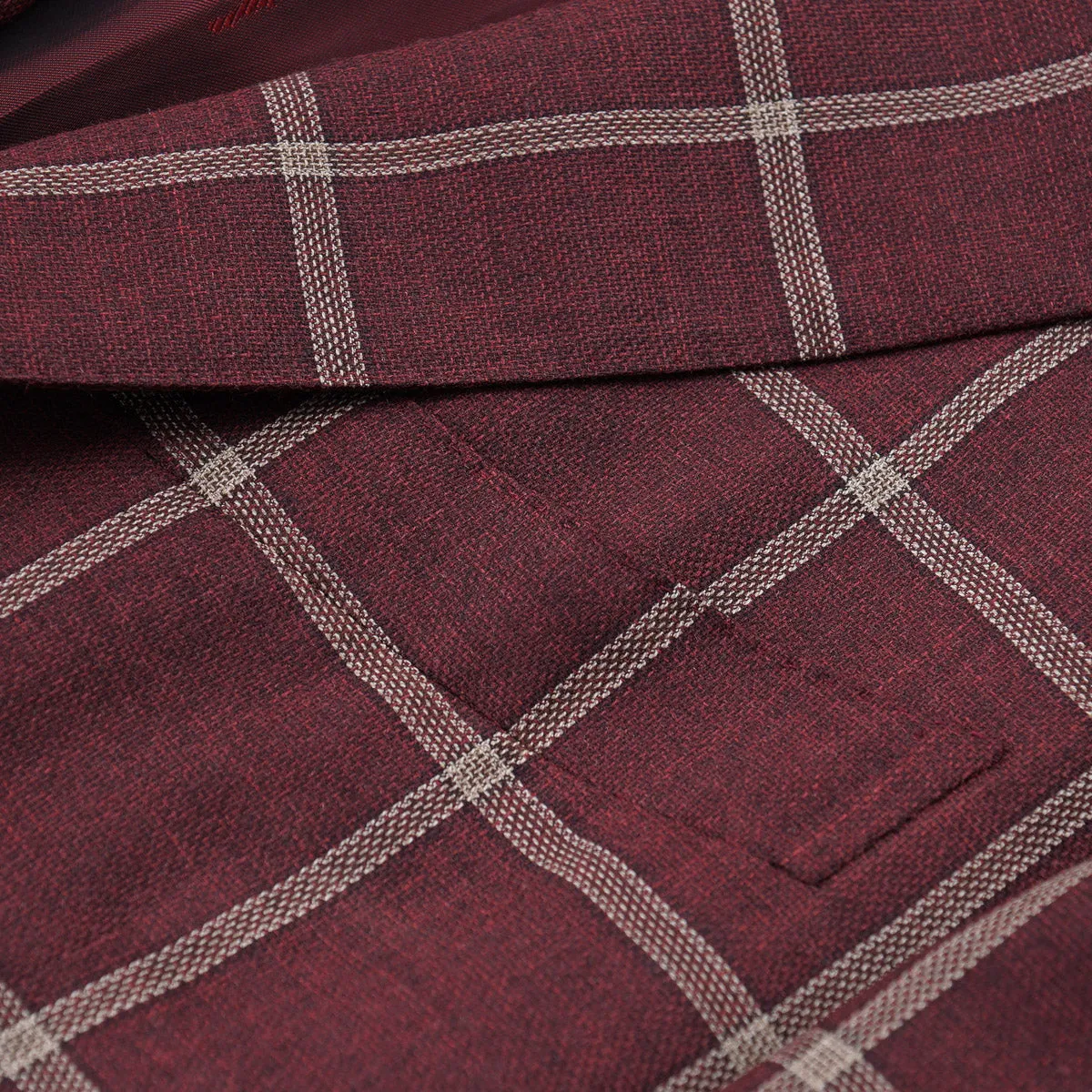 Isaia Trim-Fit 140s Woll-Sportmantel Kleidung_Isaia