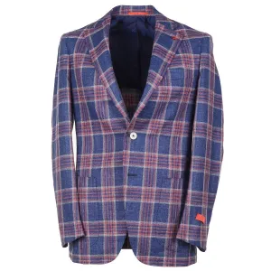 Isaia Woven Wool-Silk-Linen Sport Coat Clothing_Isaia