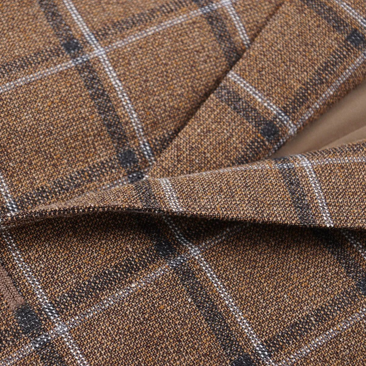 Isaia Woven Woll-Seide-Leinen Sportmantel Kleidung_Isaia